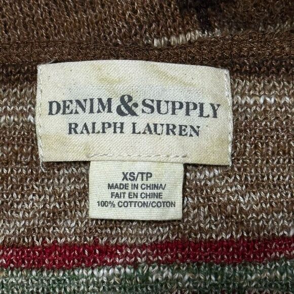 Denim & Supply Aztec Navajo Pattern Sweater XS Southwestern Cowgirl Cabincore - Picture 5 of 11